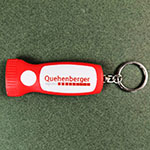Брелок-фонарик с логотипом Quehenberger