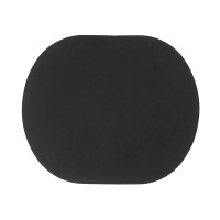 ПАТЧ ОВАЛ soft-touch (чёрный) 6, 0 х 5, 0 см