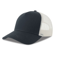 Бейсболка RAPPER COTTON-S, п. заст, 5 клин, т. -син/бел, 80% х-к, 20% п-й х-к/100% п-й п/э, 280 г/м2