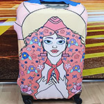 Чехол для чемодана с логотипом Pioneer Logistic