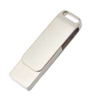 Флеш накопитель Bergamo, USB 2. 0 32GB, металл, серебро