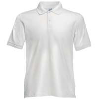 Поло "Slim Fit Polo", белый_2XL, 97% х/б, 3% эластан, 210 г/м2