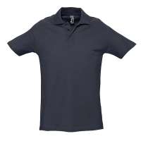Рубашка поло мужская SPRING II, темно-синий, 3XL, 100% хлопок, 210/м2