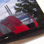 Флешка-визитка с символикой РЖД