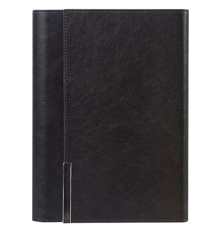 Ежедневник в суперобложке Country Liberty Mocca A5+, черный, недатированный, в твердой обложке