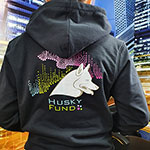 Толстовка с логотипом Hucky Fund
