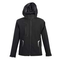 Куртка мужская "ARTIC", чёрный, 2XL, 97% полиэстер, 3% эластан, 320 г/м2
