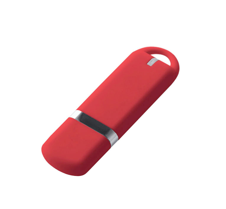 Флеш накопитель USB 2. 0 Memo 32GB, пластик Софт Тач, красный/красный