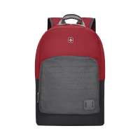 Рюкзак WENGER NEXT Crango 16", красный/черный, переработанный ПЭТ/Полиэстер, 33х22х46 см, 27 л. 