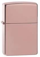 Зажигалка ZIPPO Classic с покрытием High Polish Rose Gold, латунь/сталь, розовое золото, 38x13x57 мм