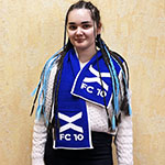 Шарф вязаный с логотипом FC 10