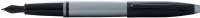 Перьевая ручка Cross Calais Matte Gray and Black Lacquer, перо F