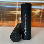 Термос с индикатором температуры, принтом и логотипом АдверСтайл/Меркуцио