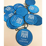 Светоотражающие брелоки с логотипом Аэропорт Шушенское