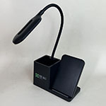 Настольная лампа с беспроводной зарядкой с логотипом Мис Кауз