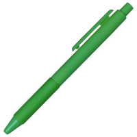 Ручка шариковая Flora Color с полугелиевым стержнем, зеленая