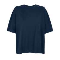 Футболка женская BOXY WOMEN, темно-синий, S, 100% органический хлопок, 180 г/м2