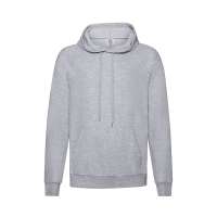 Толстовка мужская "LIGHTWEIGHT", серый меланж_S, 80% хлопок, 20% полиэстер, 240 г/м2