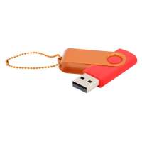 Флешка Designer To Go 2. 0 USB 16Gb, красный/оранжевый