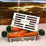 Набор свечей «Ящик морковки» с логотипом OKS Labs