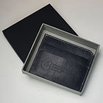 Картхолдер из натуральной кожи с логотипом Центр поддержки эскпорта Сахалинской области