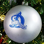 Елочный шар с логотипом Динамо Москва