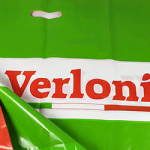 Большой пластиковый пакет с логотипом Verloni