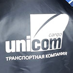 Куртка со светящимся логотипом UNICOM, светящаяся краска 