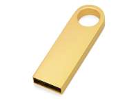USB 2. 0-флешка на 64 Гб с мини чипом и круглым отверстием, золотистыйй