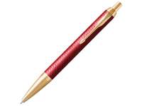 Шариковая ручка Parker IM Premium K318 Red GT, стержень: M, цвет чернил: blue, в подарочной упаковке. 