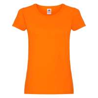 Футболка женская "Original T", оранжевый_XS, 100% х/б, 145 г/м2