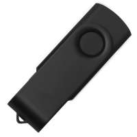 USB flash-карта DOT (16Гб), черный, 5, 8х2х1, 1см, пластик, металл