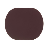 ПАТЧ ОВАЛ soft-touch (коричневый ) 6, 0 х 5, 0 см