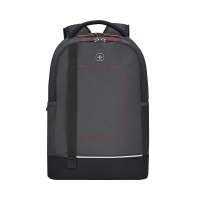 Рюкзак WENGER NEXT Tyon 16", антрацит/черный, переработанный ПЭТ/Полиэстер, 32х18х48 см, 23 л. 