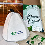 Банный набор с логотипом Power Concept