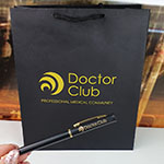 Пакет и ручка с логотипом Doctor Club