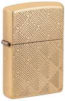 Зажигалка ZIPPO Armor® с покрытием High Polish Brass, латунь/сталь, золотистая, 38x13x57 мм