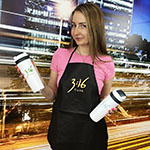 Фартук и термокружки с логотипом 3:16