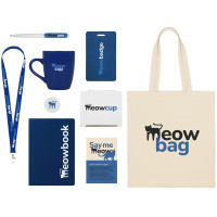 Welcome pack Starter Bundle,  синий с нанесением