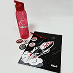 Набор с логотипом iiko: Бутылка для воды,блокнот,ручка и значки