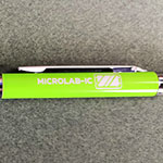 Ручка с логотипом Microlab салатовая