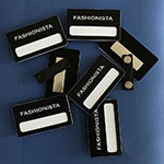 Магнитные бейджи с логотипом Fashionista