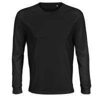 Футболка мужская PIONEER Long Sleeve, черный, M, 100% хлопок, 175 г/м2