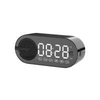 Колонка беспроводная MyTone Sound Clock c часами, черная