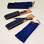 Ручка с логотипом ХИМИЯ в кожаном чехле