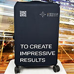 Чехол для чемодана с логотипом АМГ-Лайтинг