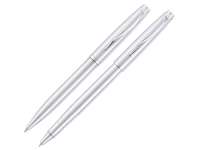 Набор Pierre Cardin PEN&PEN: ручка шариковая + роллер. Цвет - стальной. Упаковка Е. 