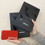 Набор с логотипом Биомир: блокноты и внешний аккумулятор