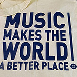Сумка Music Makes the World a Better Place