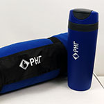 Набор с пледом и термокружкой с логотипом РНГ